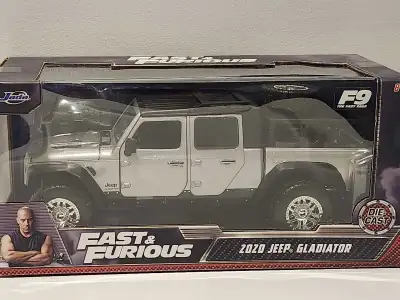 F&F9 2020 Jeep Gladiator Jada 1:24 scale diecast model. , View more
