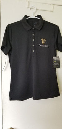 GUINNESS Women's Golf Shirt Medium - New w/Tags (NIKE)
