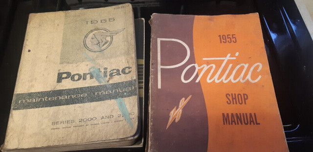 1955 PONTIAC SHOP MANUALS in Other Parts & Accessories in Cambridge