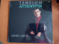 Daniel Lavoie TENSION attenti vinyle ORIGINAL flambant NEUF $20.