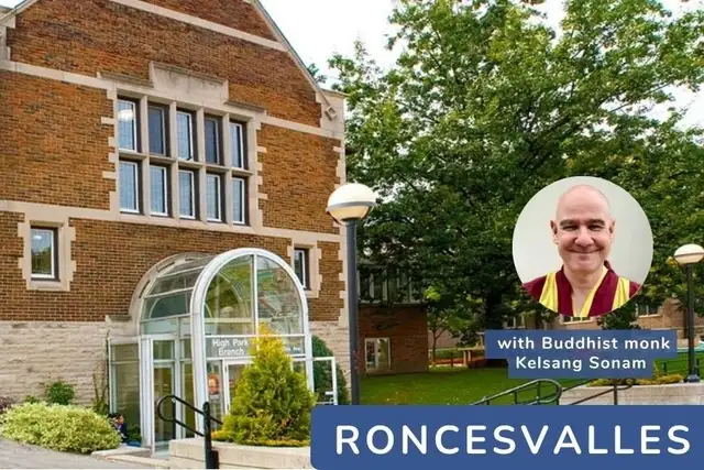 Meditation class in Roncesvalles