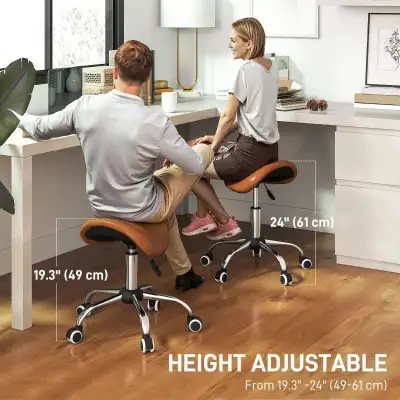 Cosmetic Stool 360° Rotate Height Adjustable Salon Massage Spa C, View more