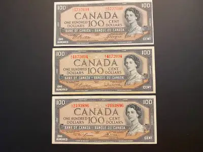 Billets de $100 de la série de 1954, View more