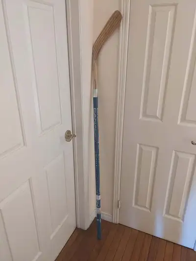 57" Left-Handed Canadian 8001 Classic KAZ Wooden Hockey Stick, View more