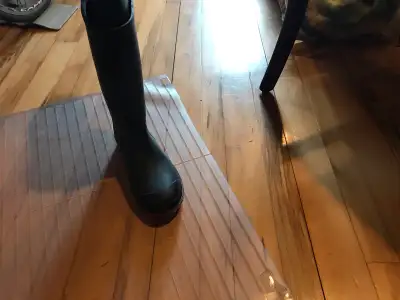 Pair de botte en caoutchouc très propre grandeur 8