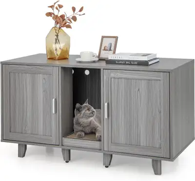 Petsite Litter Box Enclosure | TV Stand, View more