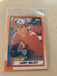 Larry Walker Expos 1990 Topps 