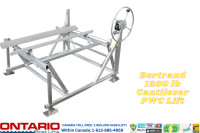 Bertrand 1200 lb Cantilever PWC Lift - Secure Your Watercraft!