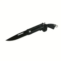 Collectable Mini Gun Shape Folding Knife Stainless Steel