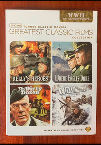 TCM World War II DVDs Kelly's Heroes / Where Eagles Dare + more