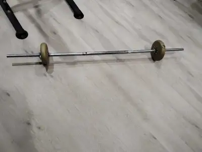 Barbell with Weight Plates, View more