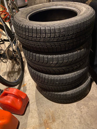 4x Winter Tires 195/65R15 Michelin X-Ice