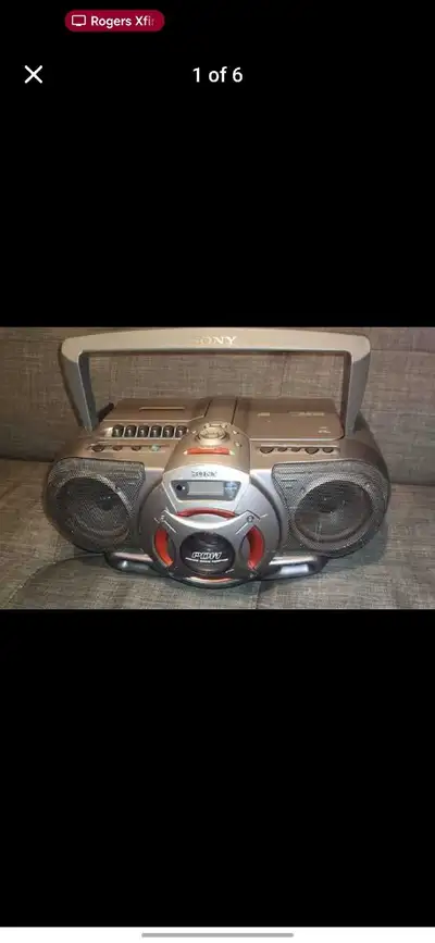 Sony cassette cd player boom box , View more