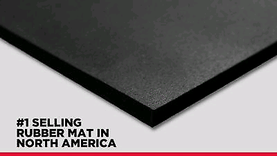 4x6 ft Premium Rubber Flooring for Home Gym -    ~ 1 inch thick, View more