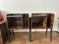 Pair of book stands / side tables