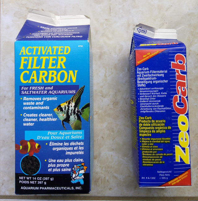 Activated Filter Carbon & Zeo Carb for Aquarium in Accessories in Windsor Region