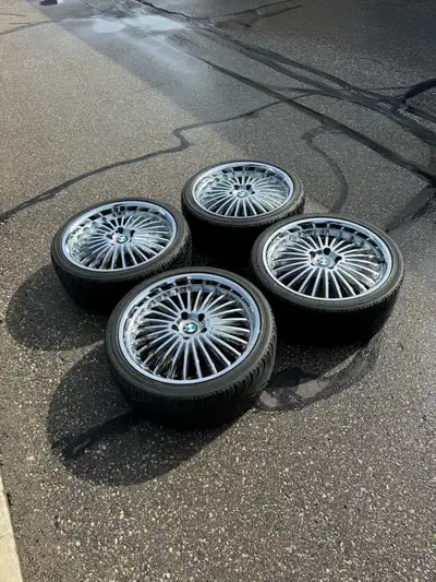 Used 20 inch Bmw rims set of 4 20 inch rims Bmw wheels Bmw rims Bmw tires Chrome rims Bmw Beyern rim...