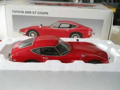 1:18 die cast model cars Autoart Toyota 2000 Gt Coupe $350 SOLD Autoart BMW 502 2.6 Luxus $300 Autoa...