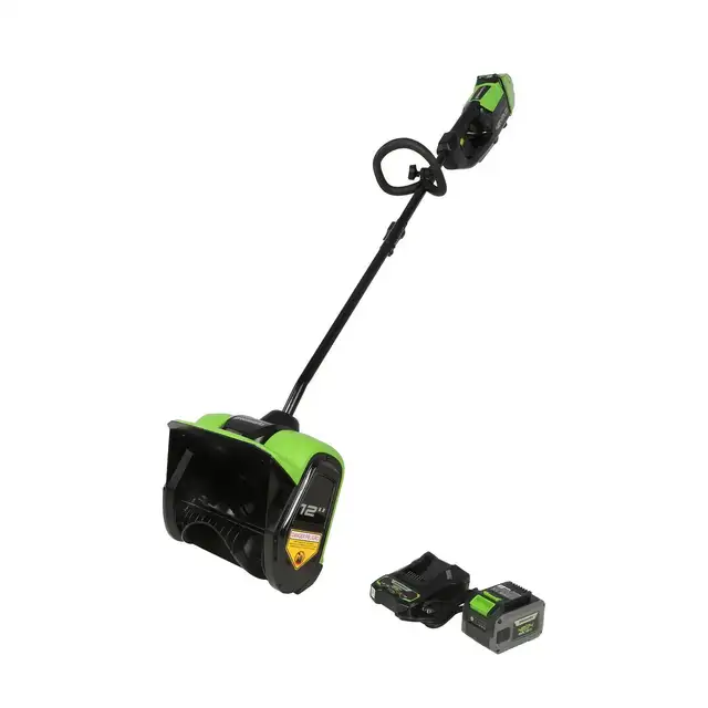 BRAND NEW Greenworks 48V Snow Shovel, Thrower Includes Battery in Outdoor Tools & Storage in Hamilton - Image 7