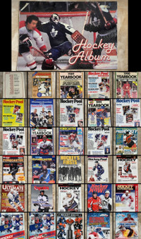 Rare, Retro, and Vintage! Lot of NHL Books/ Magazines!!!