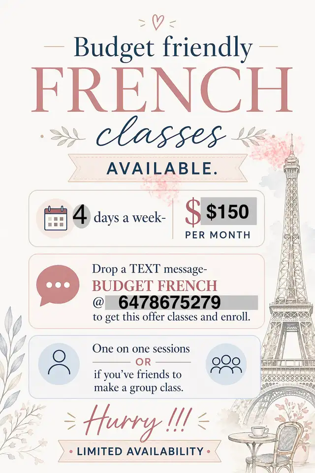 Learn French for TCF473665419494051840