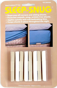 NEW Sleep-Snug Sheet Grippers (Set of 4)