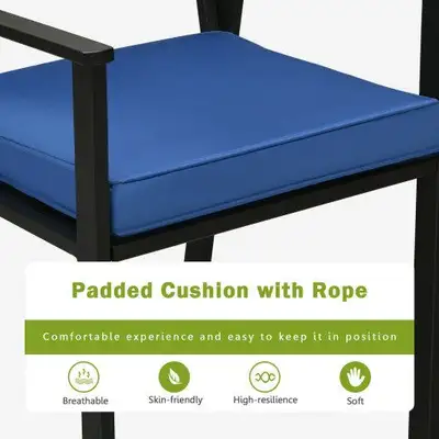 Patio Dining Chair Table Set with Cushions, View more