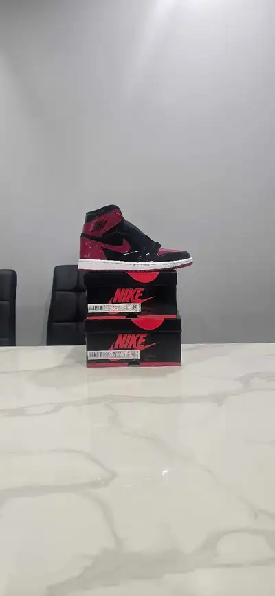 Air Jordan 1 Patent Bred size 9.5, 10, View more