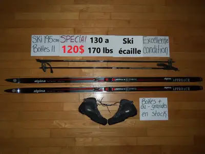 Ensembles kit de ski de fond écaille, View more