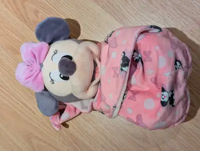 Disney Baby Plush Trio - Minnie, Pooh, Pooh in Stitch costume, View more