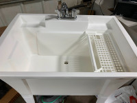 Laundry Sink with Taps