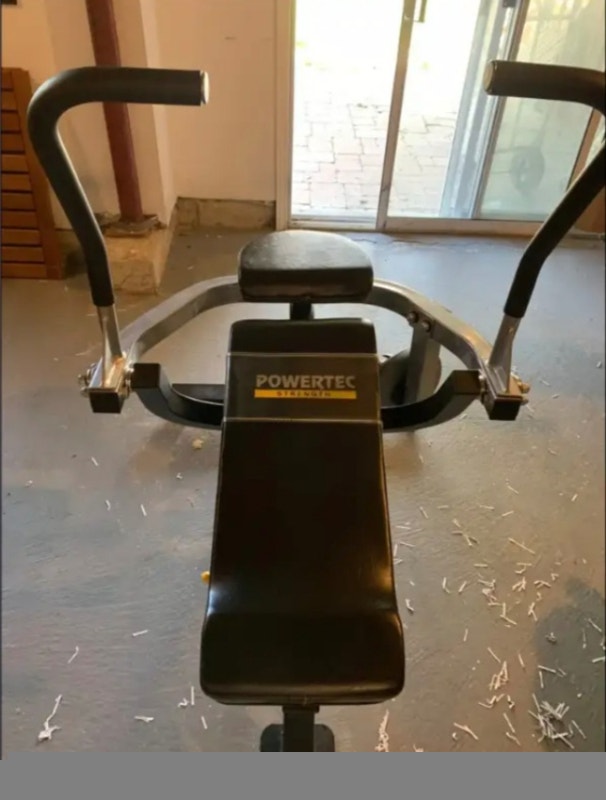 Powertec abdominal or Ab crunch machine PRICE FIRM Exercise Equipment