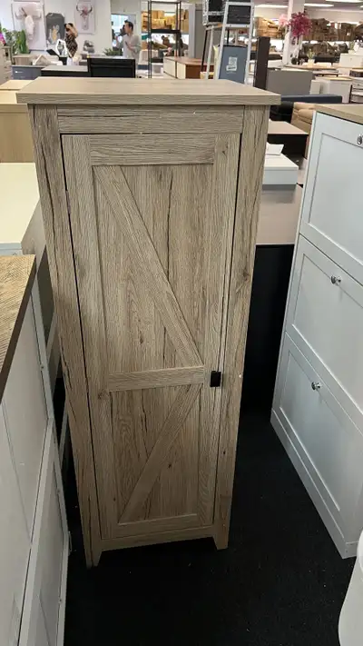 48" Kitchen Pantry Storage Cabinet w/ Barn Door, Kitchen Pantry , View more