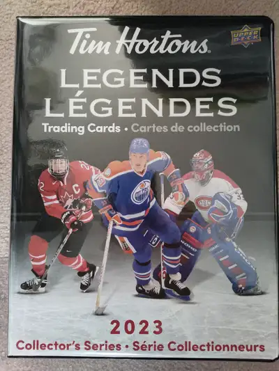 2023 Tim Hortons Legends hockey cards - base set., View more