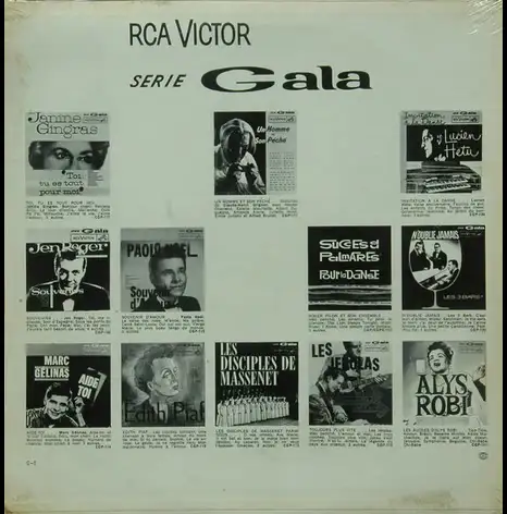 Alys Robi ‎– Les Succès D'Alys Robi  (1961) LP62854391990018121