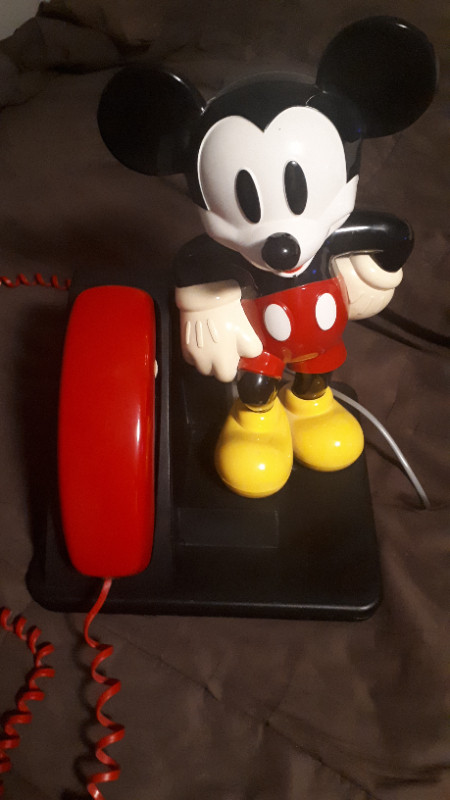 Disney Mickey Mouse Phone in Arts & Collectibles in Norfolk County - Image 2