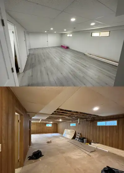 Home Renovation, Flooring, Carpet, Painting & Basement Finishing, View more