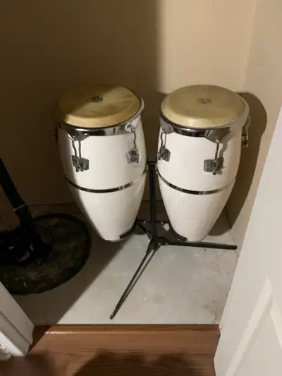 Conga Drums with stand $400.00, View more