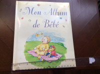 Mon Album de Bebe unused commemorative baby  book to fill in
