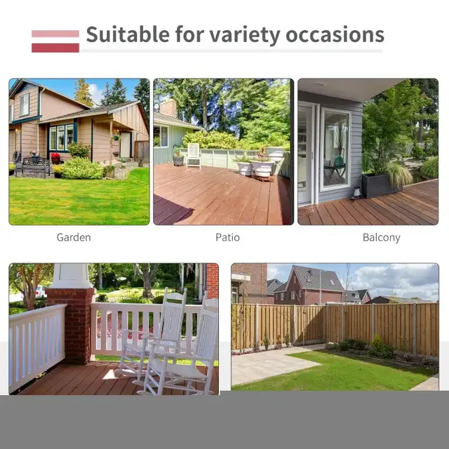 Outsunny Outdoor Lounge Chair, Adjustable Folding Chaise Lounge  in Patio & Garden Furniture in Oshawa / Durham Region - Image 5