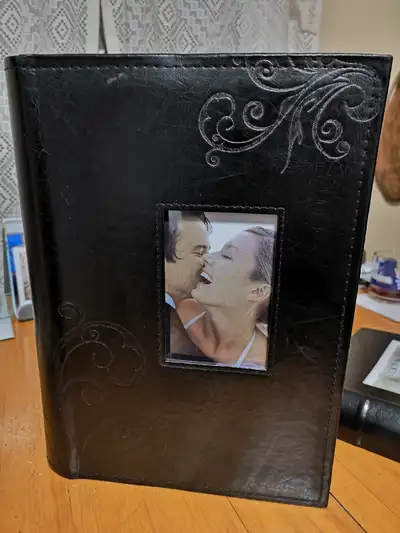 Black Leatherette Photo Album - Uniek, View more