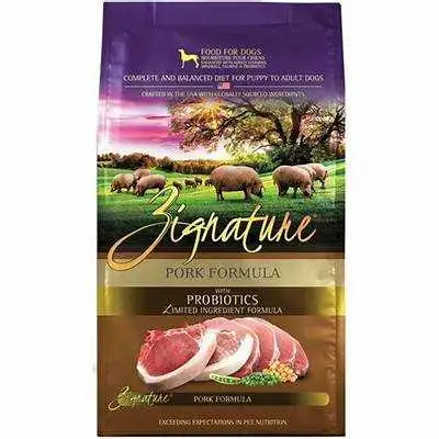 Selling A Brand New Sealed 4lbs Bag Of Zignature Dry Dog Food. PORK $15.00 P/u Kitchener
