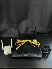 Netgear NighthawkWiFi Router and NETGEAR Wi-Fi 5 Range Extender