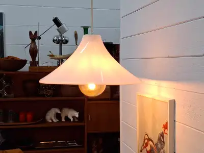 Mid-century scandinavian style pendant light, pending l, View more