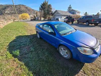 2008 chev cobalt, manual transmission, manual windows and locks. A/C. $3000.00 OBO or trade for sxs...