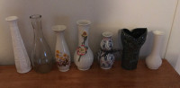 Lot de 7 pots (vases à fleurs)
