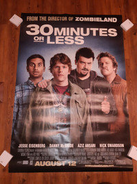 30 Minutes or Less RARE LARGE Movie Poster HUGE 48 x 70 INCHES!