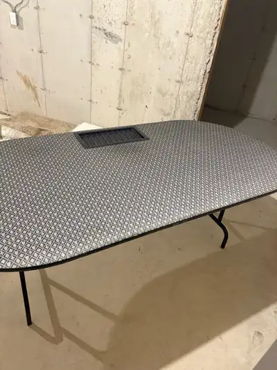 2 7 foot poker tables mint condition open to trades for tables with no dealer spot