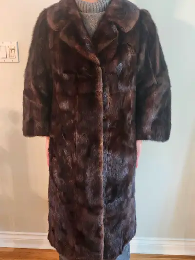 Mink fur coat, View more