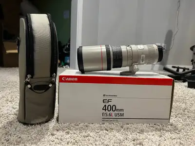 Canon EF 400mm F 5.6 L lens, View more
